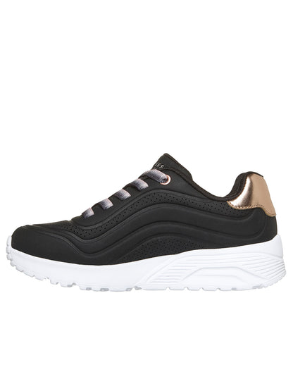 Skechers Uno Lite, sneakers Unisex bambino nere