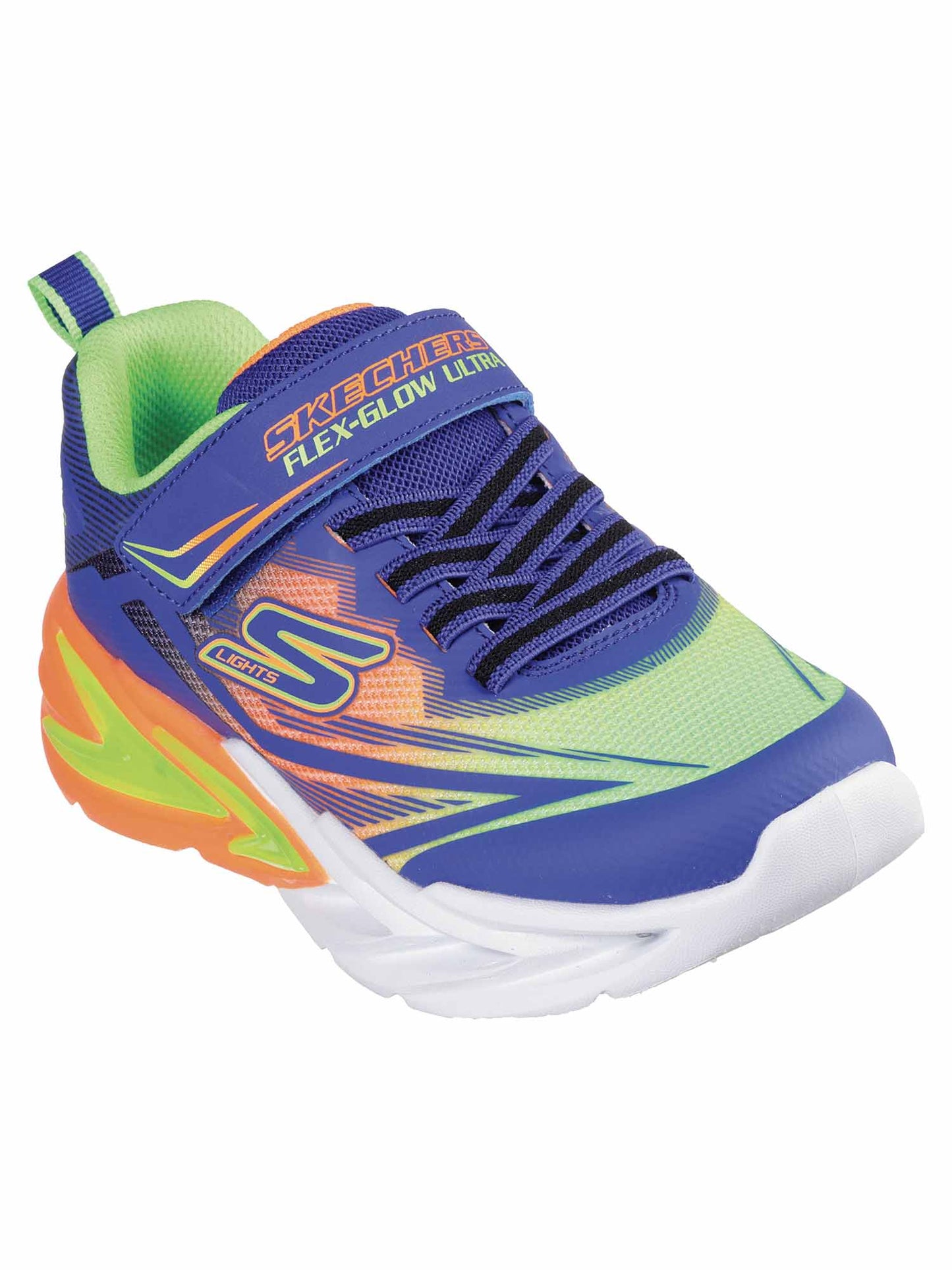 SNEAKERS FLEX-GLOW SKECHERS BAMBINO ROYAL