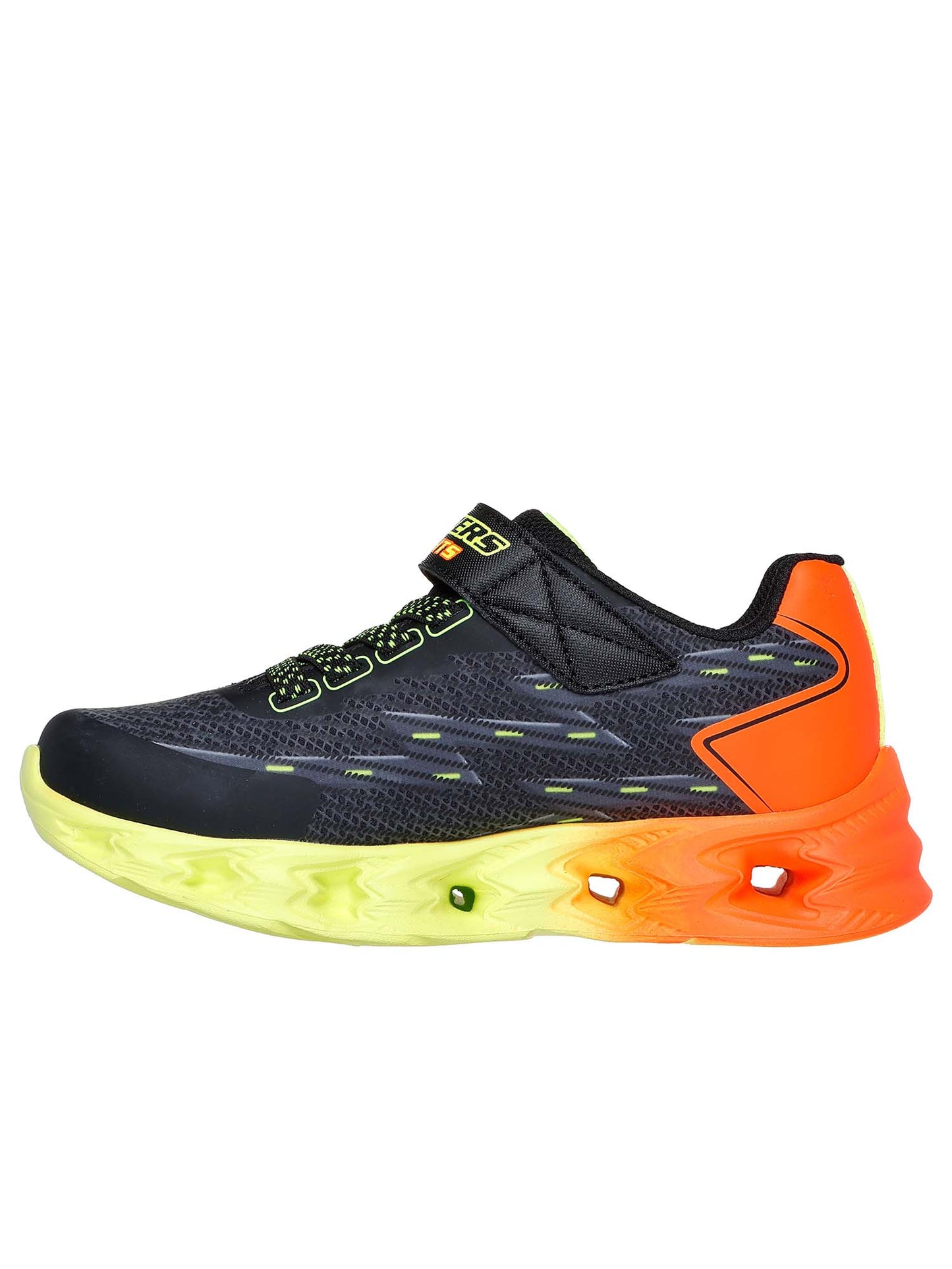 SNEAKERS CON LUCI VORTEX 2.0 SKECHERS DA BAMBINO NERO