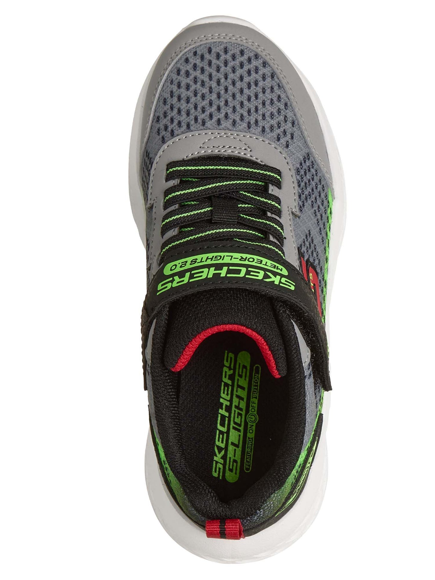 SNEAKERS METEOR-LIGHt  SKECHERS DA BAMBINO GRIGIO