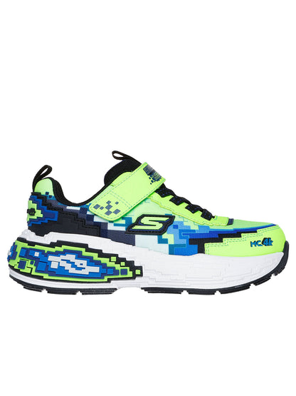 SNEAKERS MEGA-CRAFT 4K SKECHERS DA BAMBINO LIME