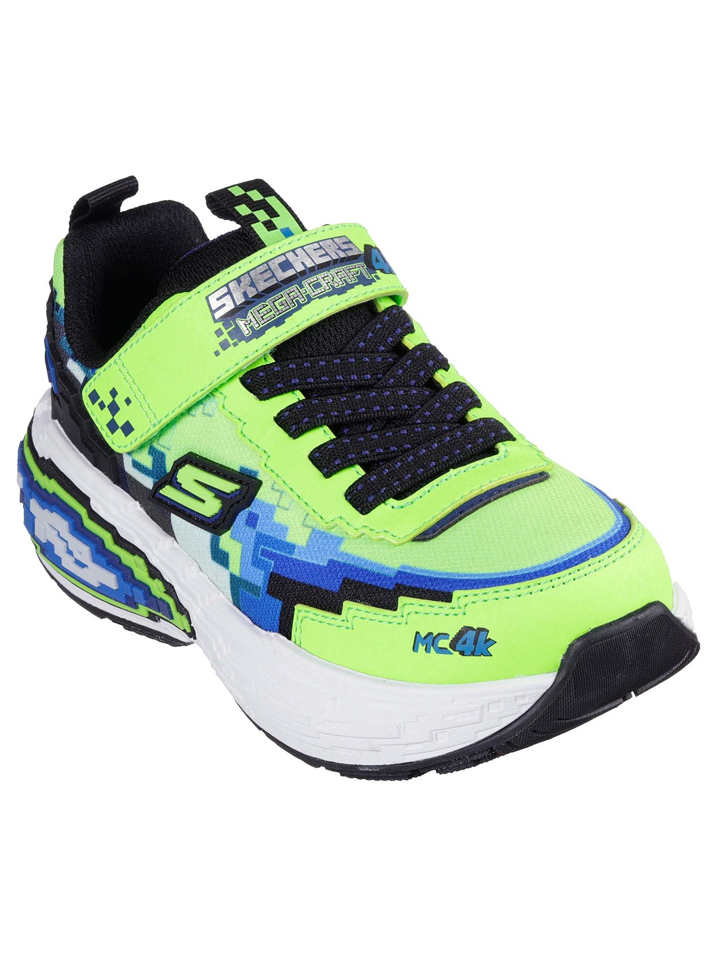 SNEAKERS MEGA-CRAFT 4K SKECHERS DA BAMBINO LIME