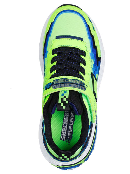 SNEAKERS MEGA-CRAFT 4K SKECHERS DA BAMBINO LIME