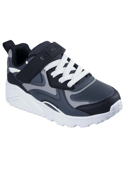 SNEAKERS UNO LITE SKECHERS DA BAMBINO GRIGIO NERO