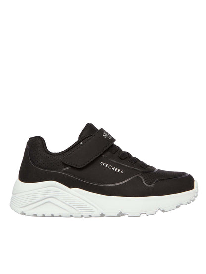 SNEAKERS UNO LITE VENDOX SKECHERS DA BAMBINA NERO-BIANCO