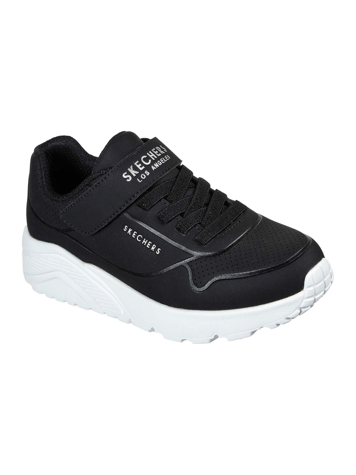 SNEAKERS UNO LITE VENDOX SKECHERS DA BAMBINA NERO-BIANCO