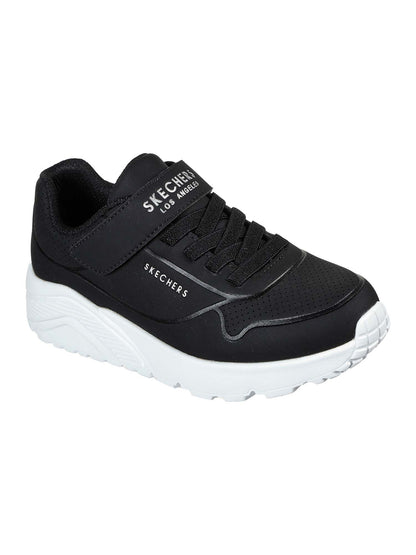 SNEAKERS UNO LITE VENDOX SKECHERS DA BAMBINA NERO-BIANCO