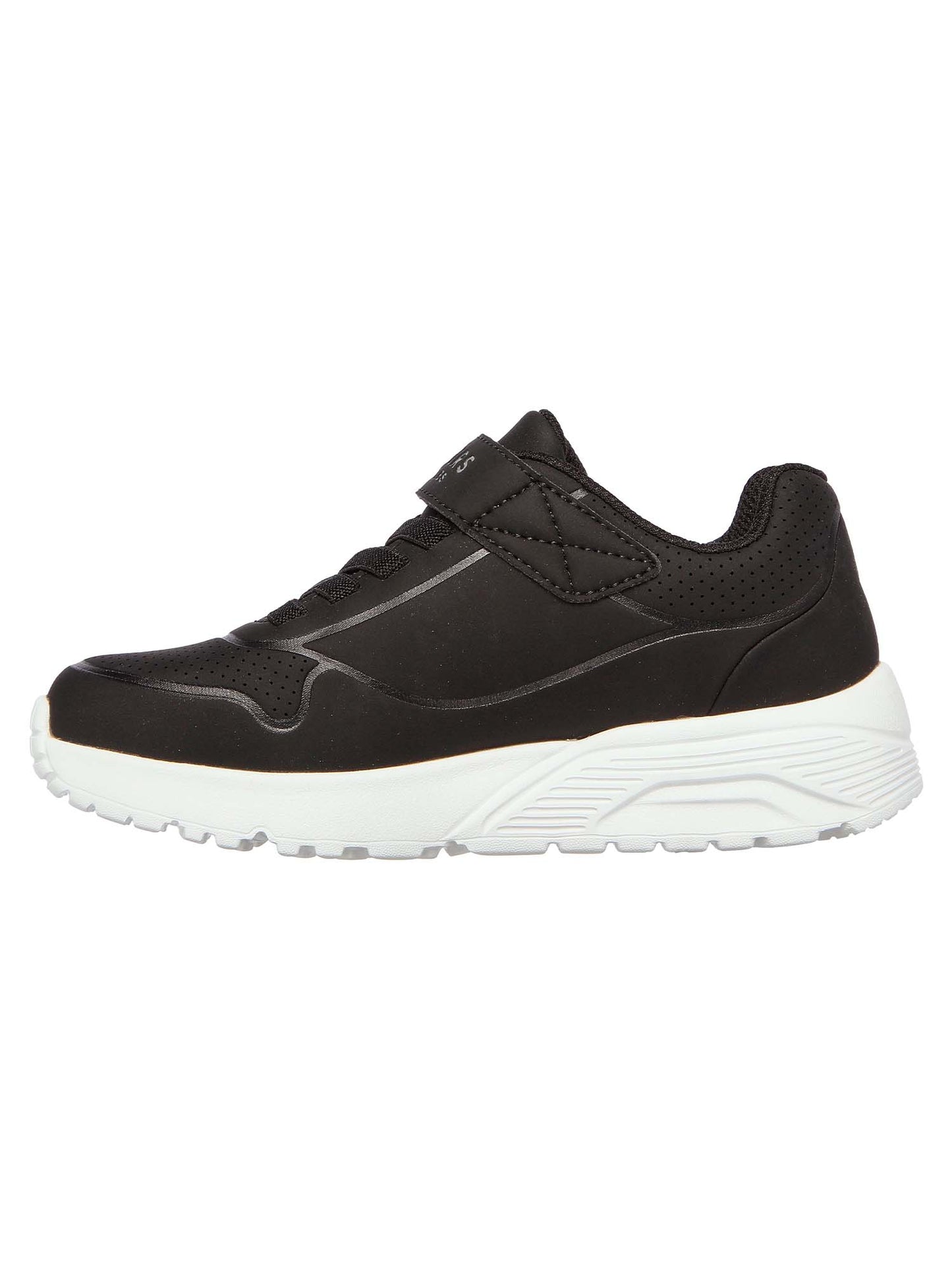 SNEAKERS UNO LITE VENDOX SKECHERS DA BAMBINA NERO-BIANCO