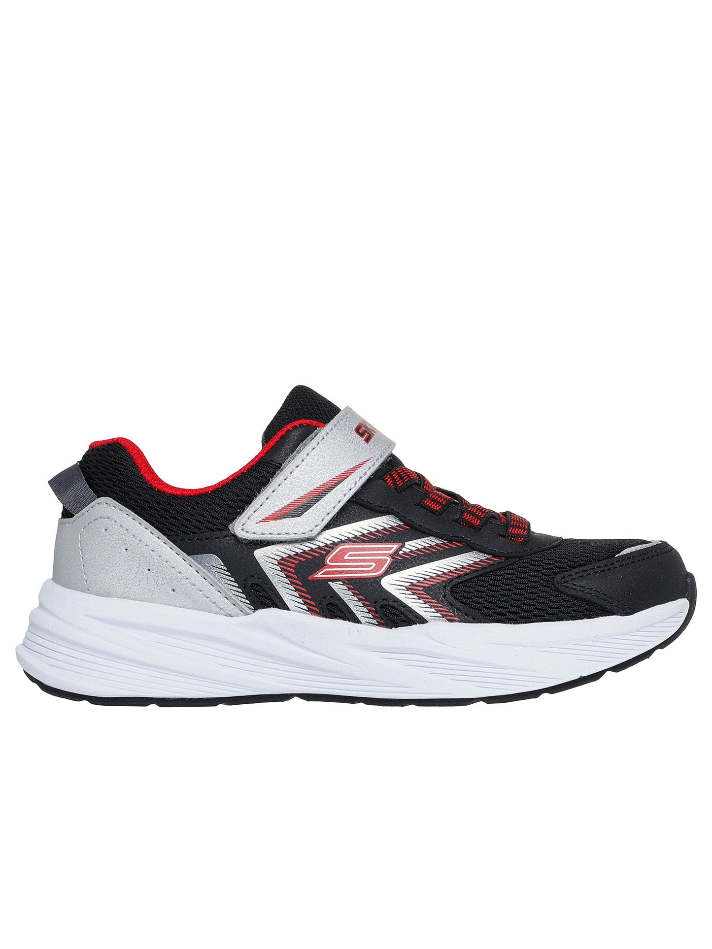 SNEAKERS MICROSPEC TREAD SKECHERS DA BAMBINO NERO ROSSO