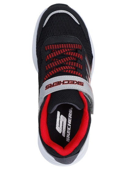 SNEAKERS MICROSPEC TREAD SKECHERS DA BAMBINO NERO ROSSO