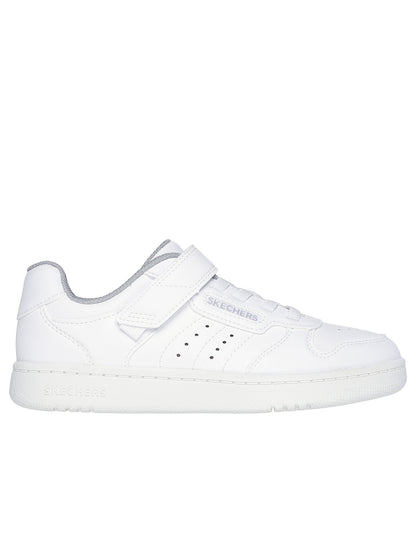 SNEAKER QUICK STREET SKECHERS BAMBINO BIANCO