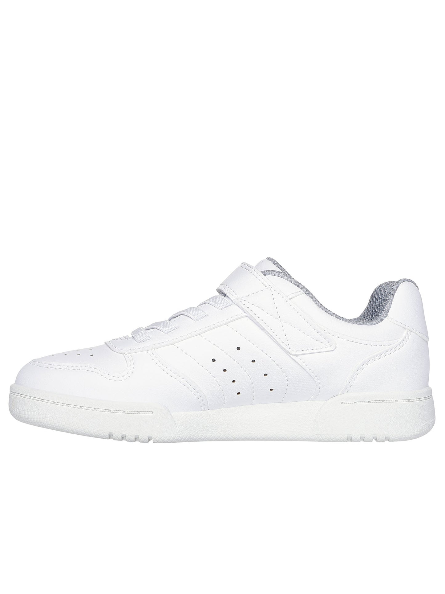 SNEAKER QUICK STREET SKECHERS BAMBINO BIANCO