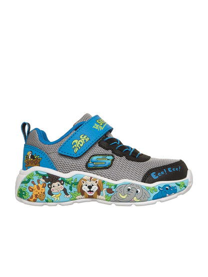 SNEAKERS PLAY SCENE SKECHERS DA BAMBINO GRIGIO