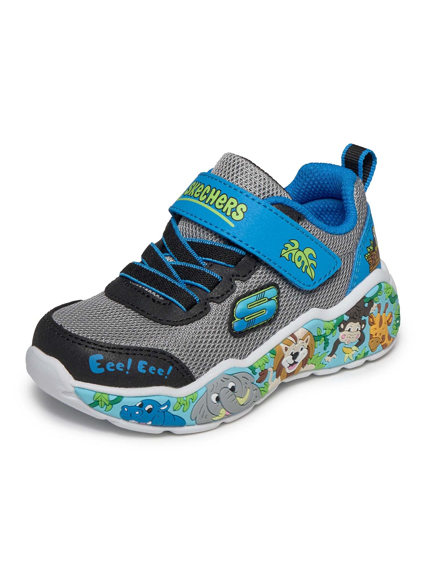 SNEAKERS PLAY SCENE SKECHERS DA BAMBINO GRIGIO