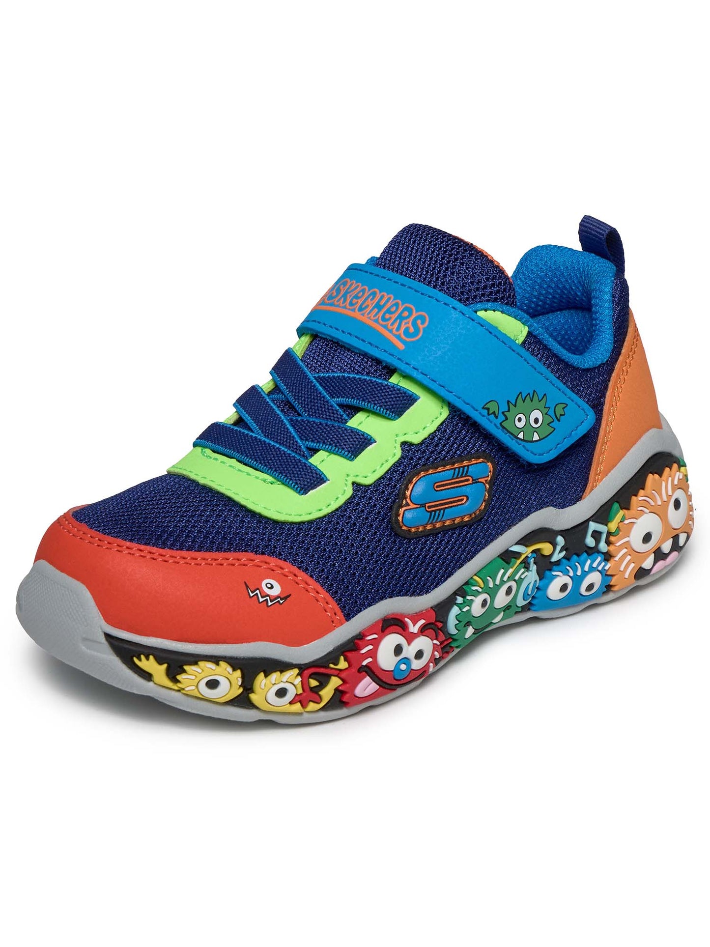 SNEAKERS PLAY SCENE SKECHERS DA BAMBINO BLU
