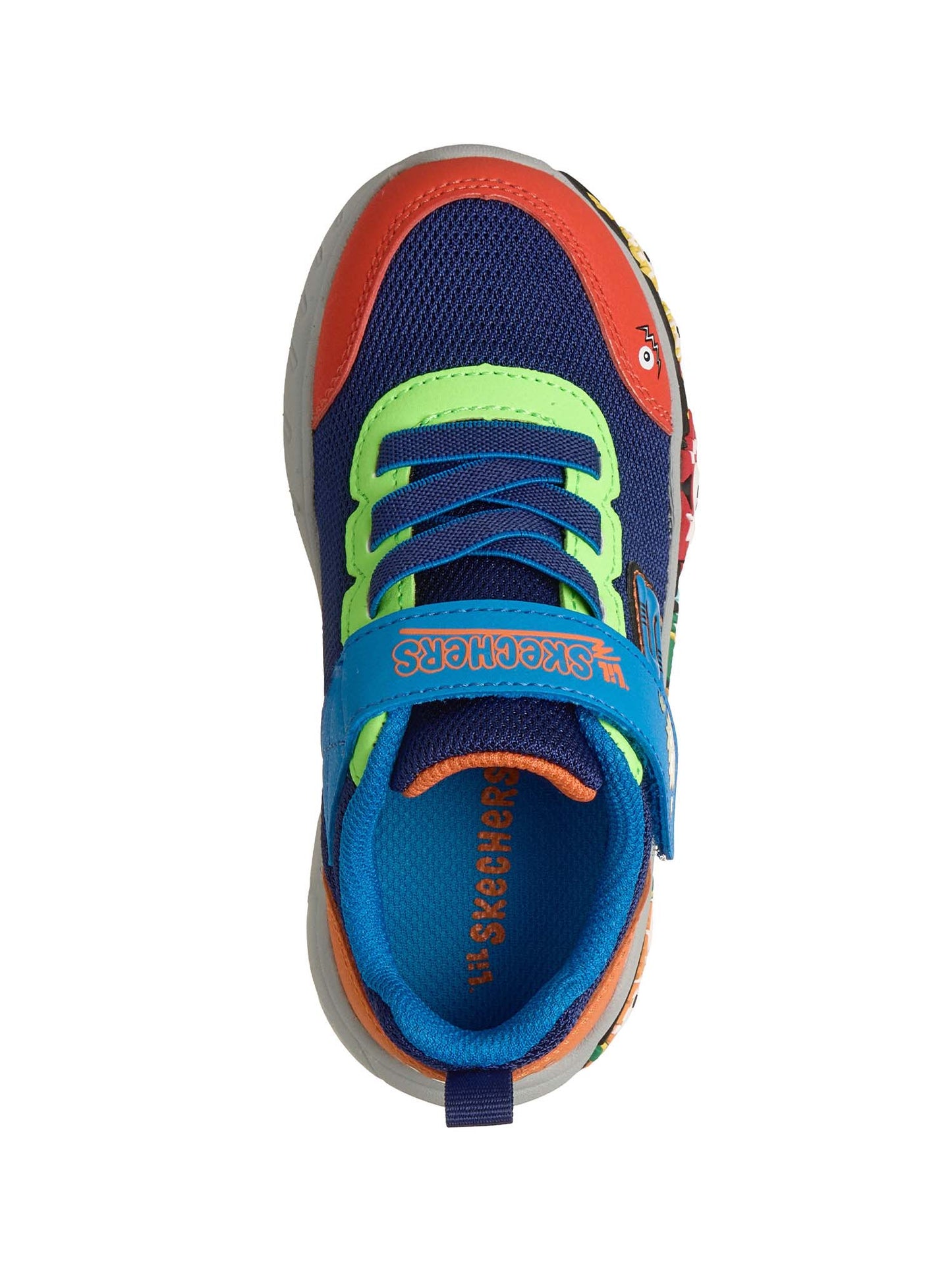 SNEAKERS PLAY SCENE SKECHERS DA BAMBINO BLU