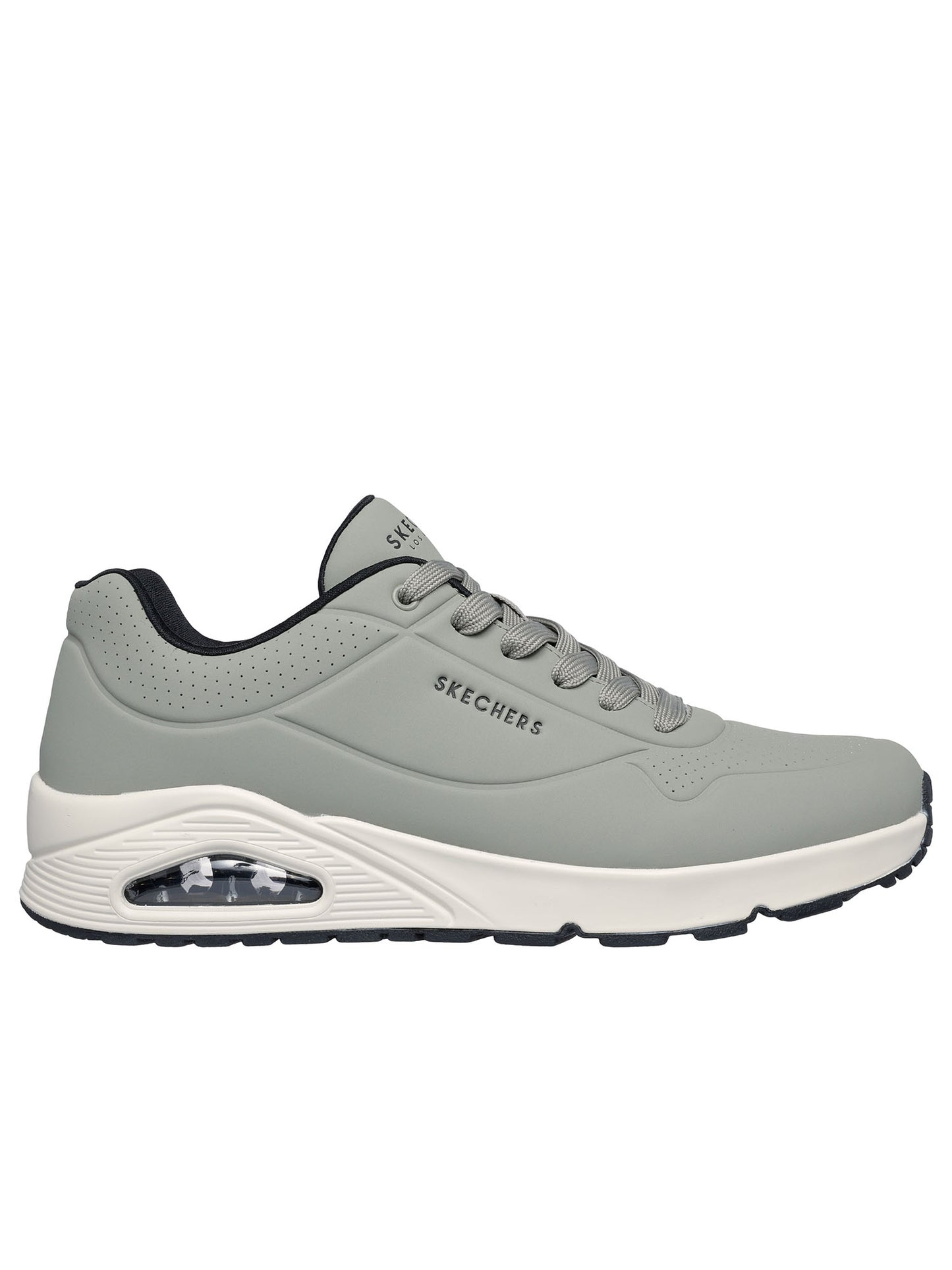 SNEAKERS UNO STAND ON AIR SKECHERS DA UOMO VERDE OLIVA