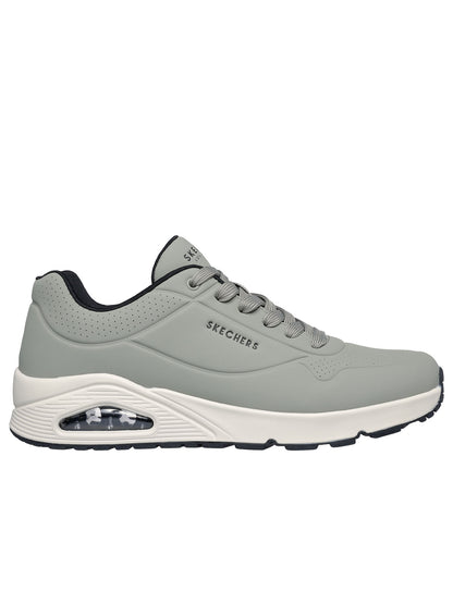 SNEAKERS UNO STAND ON AIR SKECHERS DA UOMO VERDE OLIVA