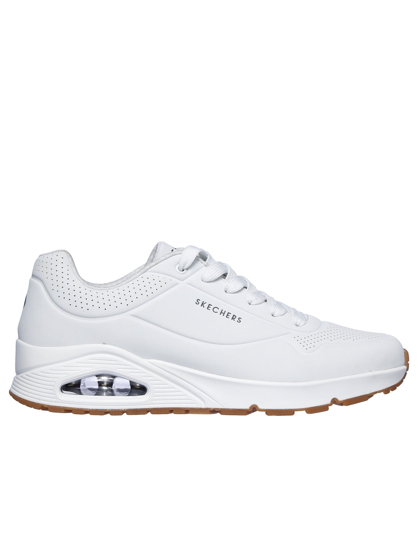 SNEAKERS UNO STAND ON AIR SKECHERS DA UOMO BIANCO