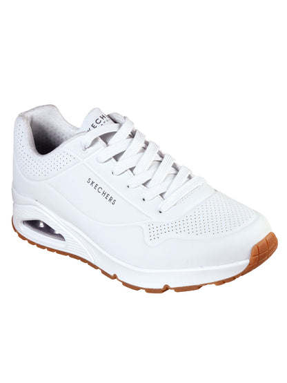 SNEAKERS UNO STAND ON AIR SKECHERS DA UOMO BIANCO