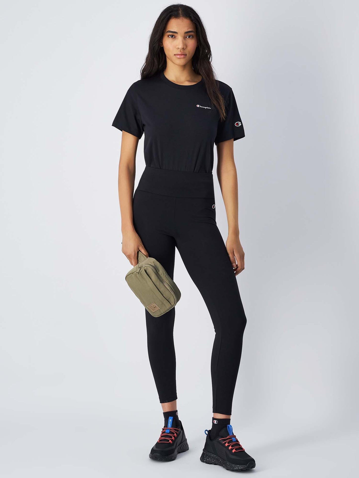 LEGGINGS 7/8 CHAMPION DONNA NERO