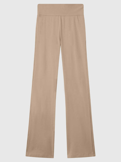 Pantaloni beige da donna Champion in cotone comfort