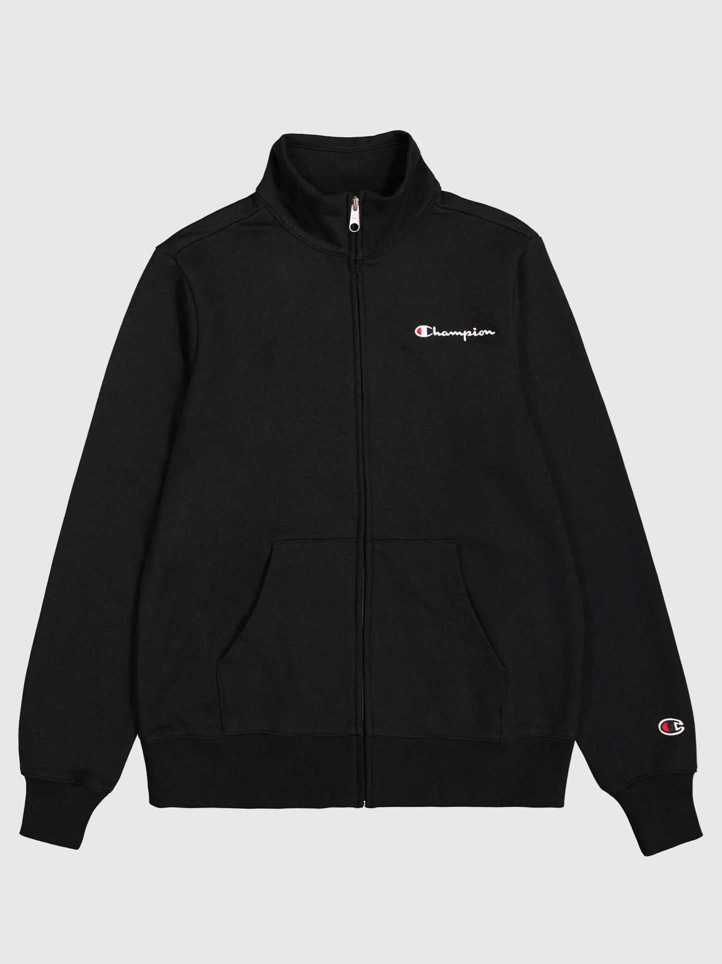 FELPA CON ZIP CHAMPION DONNA NERO