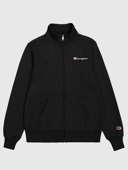 FELPA CON ZIP CHAMPION DONNA NERO