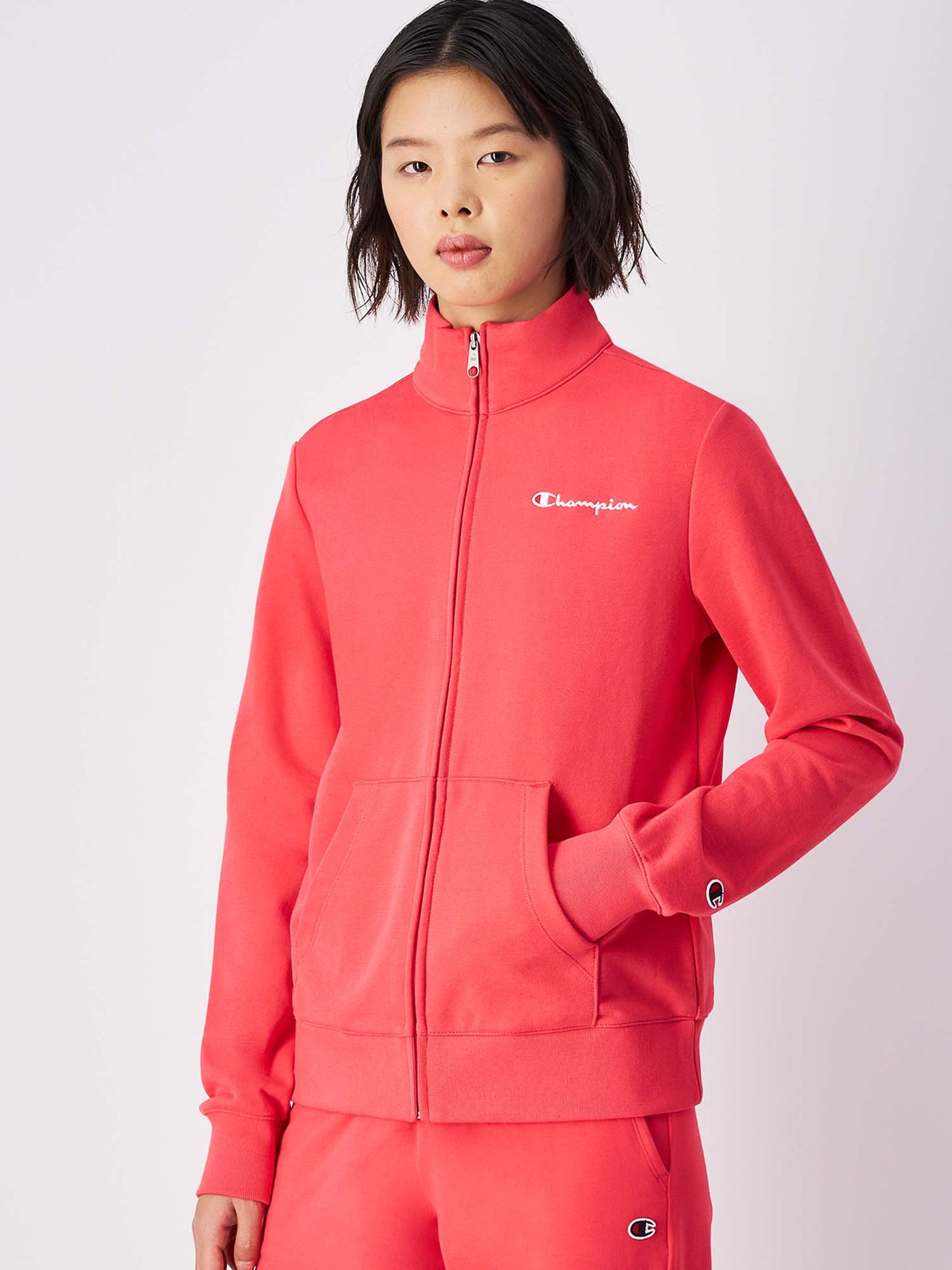 FELPA CON ZIP CHAMPION DONNA CORALLO