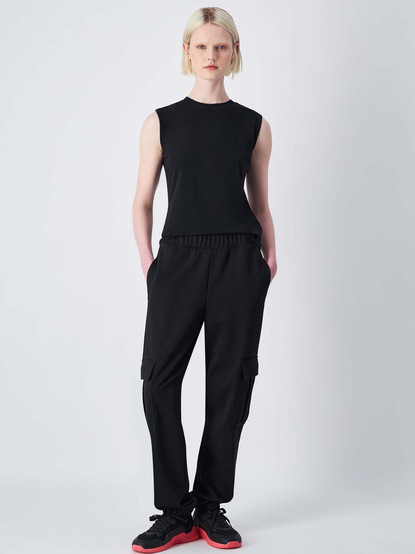 PANTALONE CARGO CHAMPION DONNA NERO