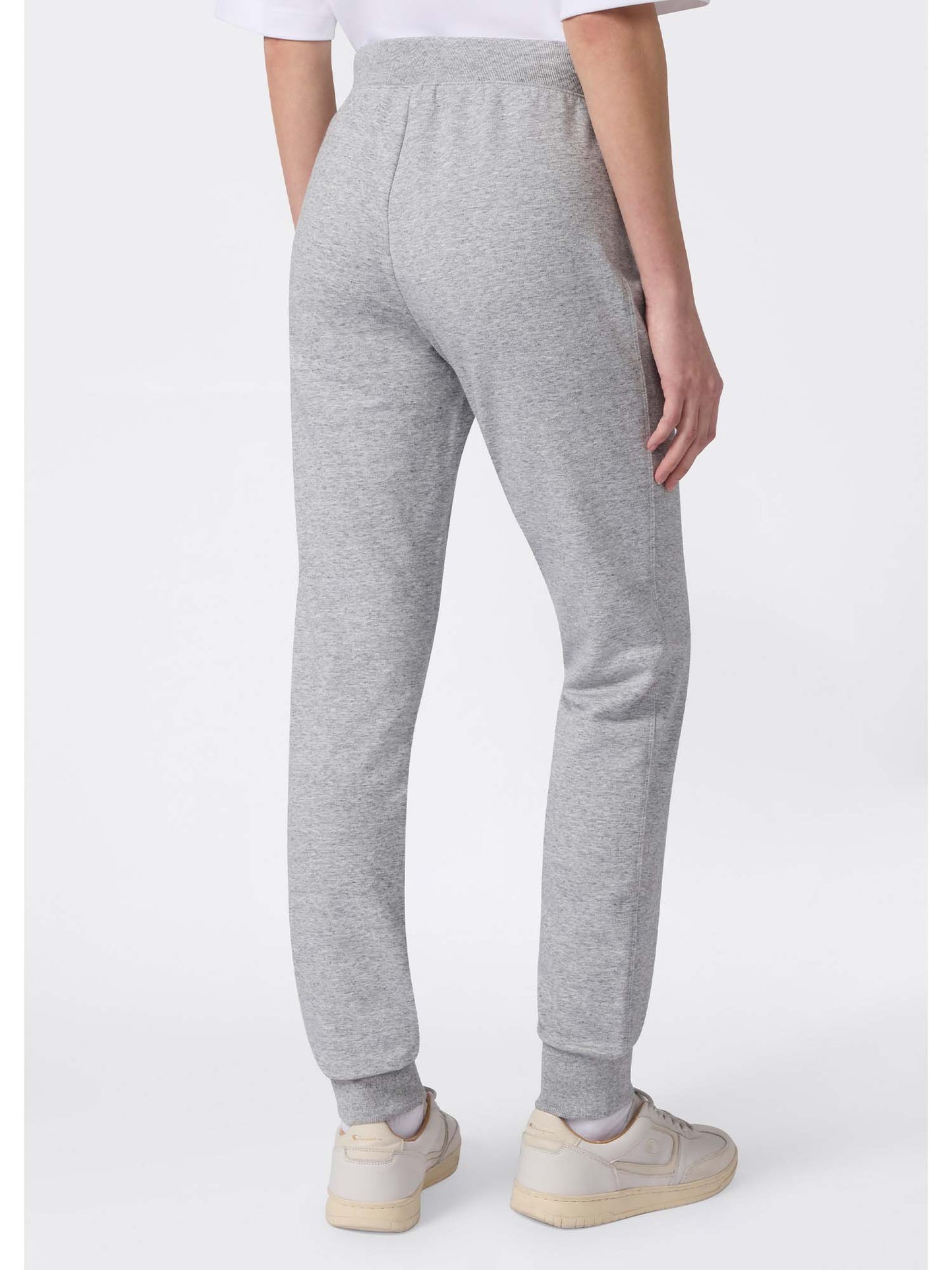 Pantaloni slim fit Champion con coulisse donna in grigio