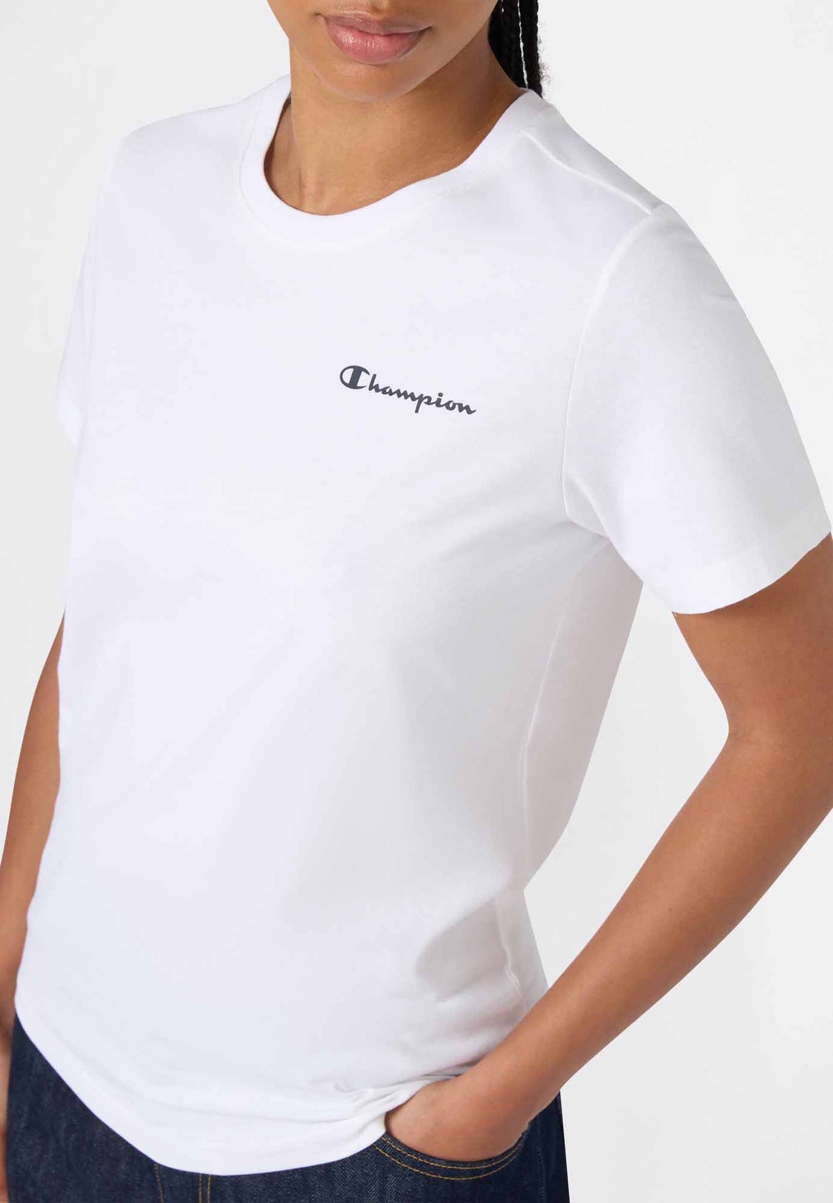 Champion t-shirt da donna bianco