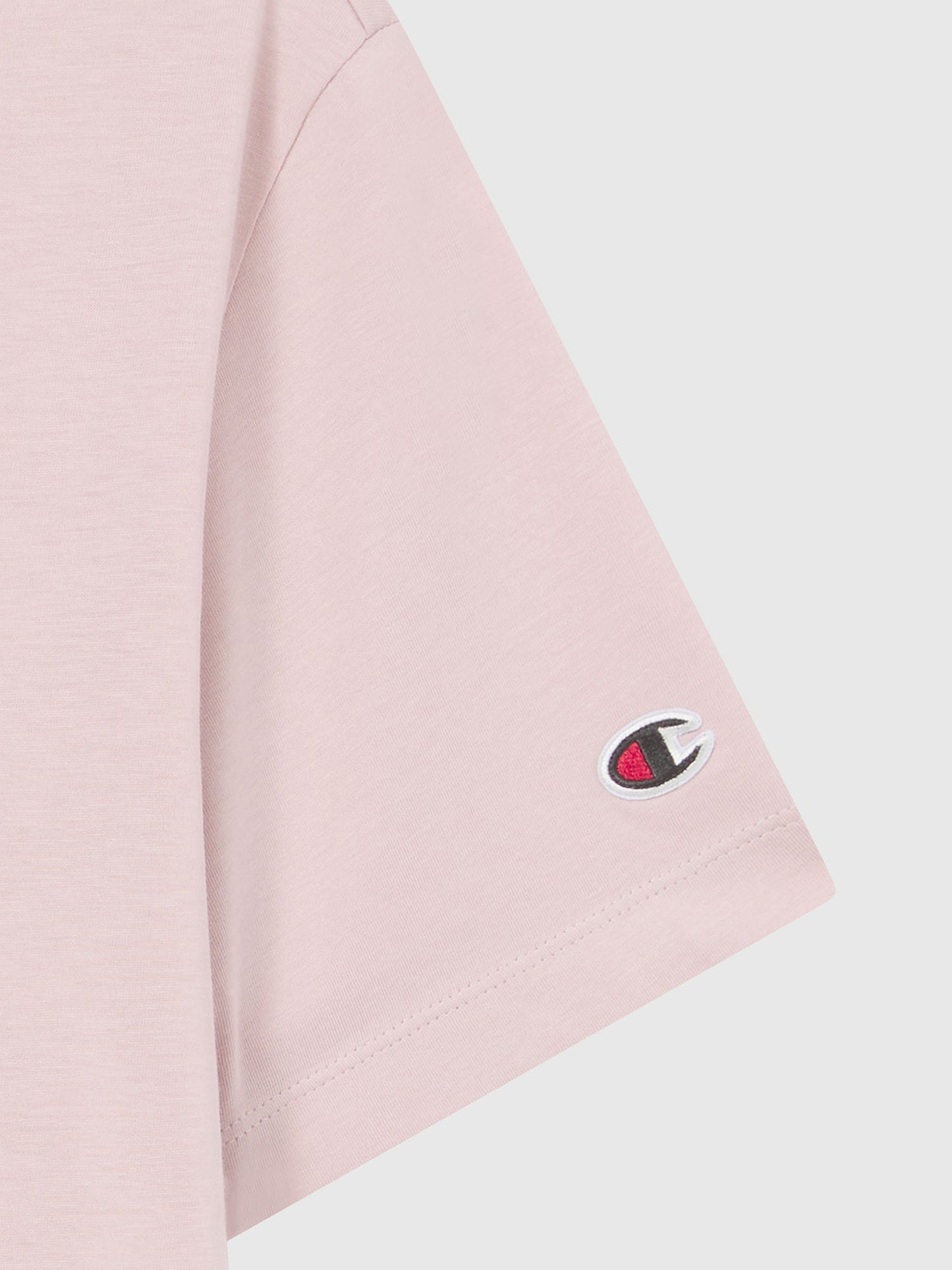 T-SHIRT COLLO A V CHAMPION DA DONNA ROSA