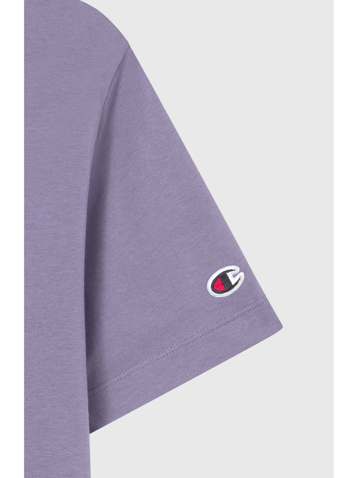 T-SHIRT COLLO A V CHAMPION DA DONNA LILLA