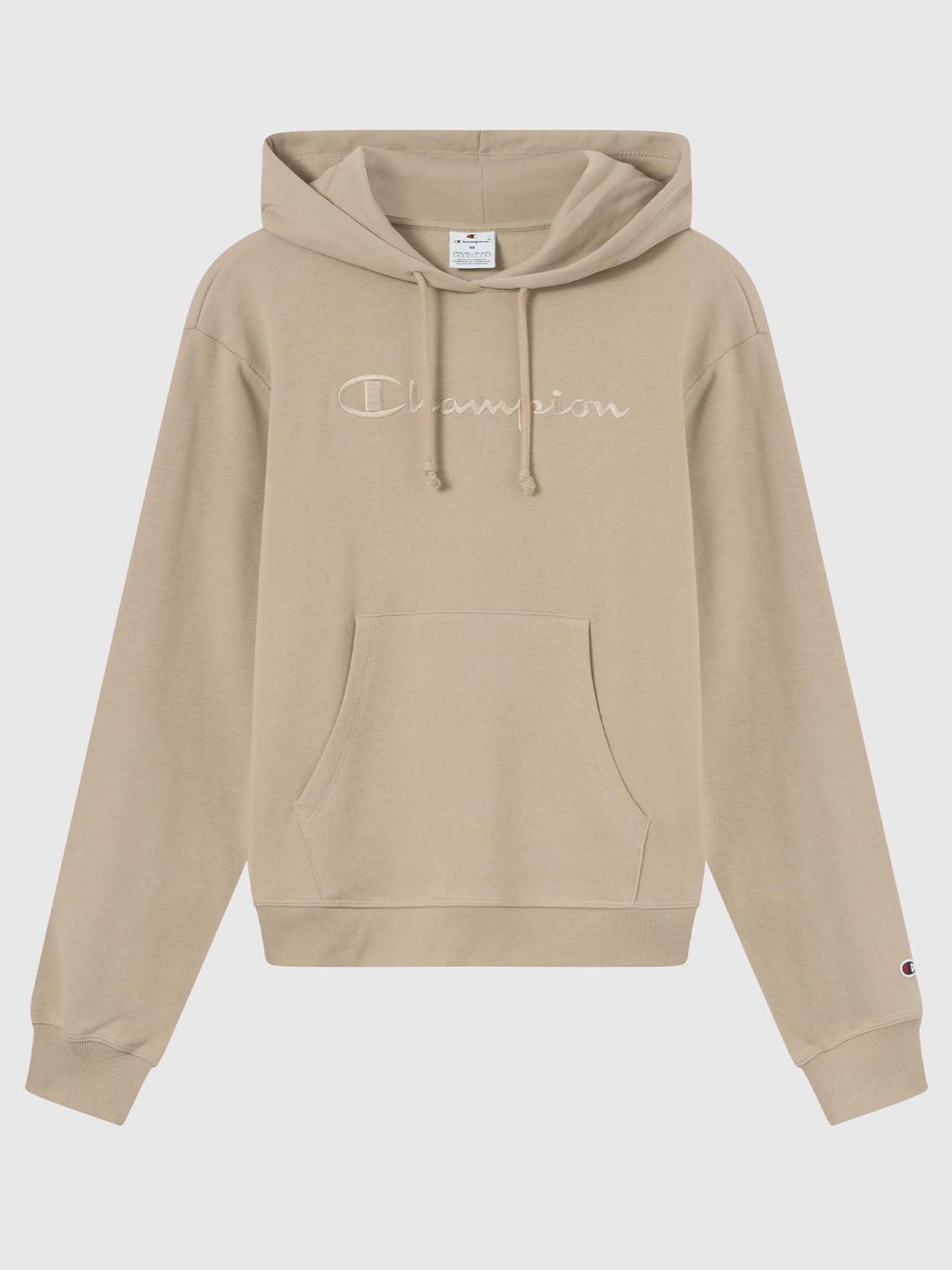 Felpa Champion da donna beige con cappuccio