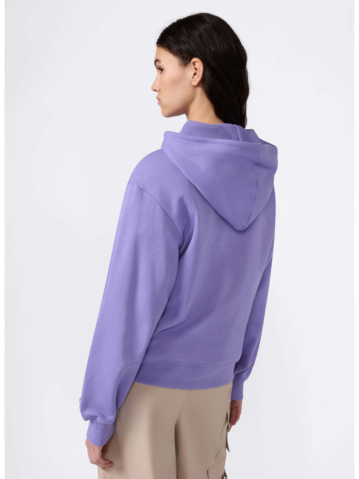 Felpa donna Champion lilla dal design confortevole e moderno