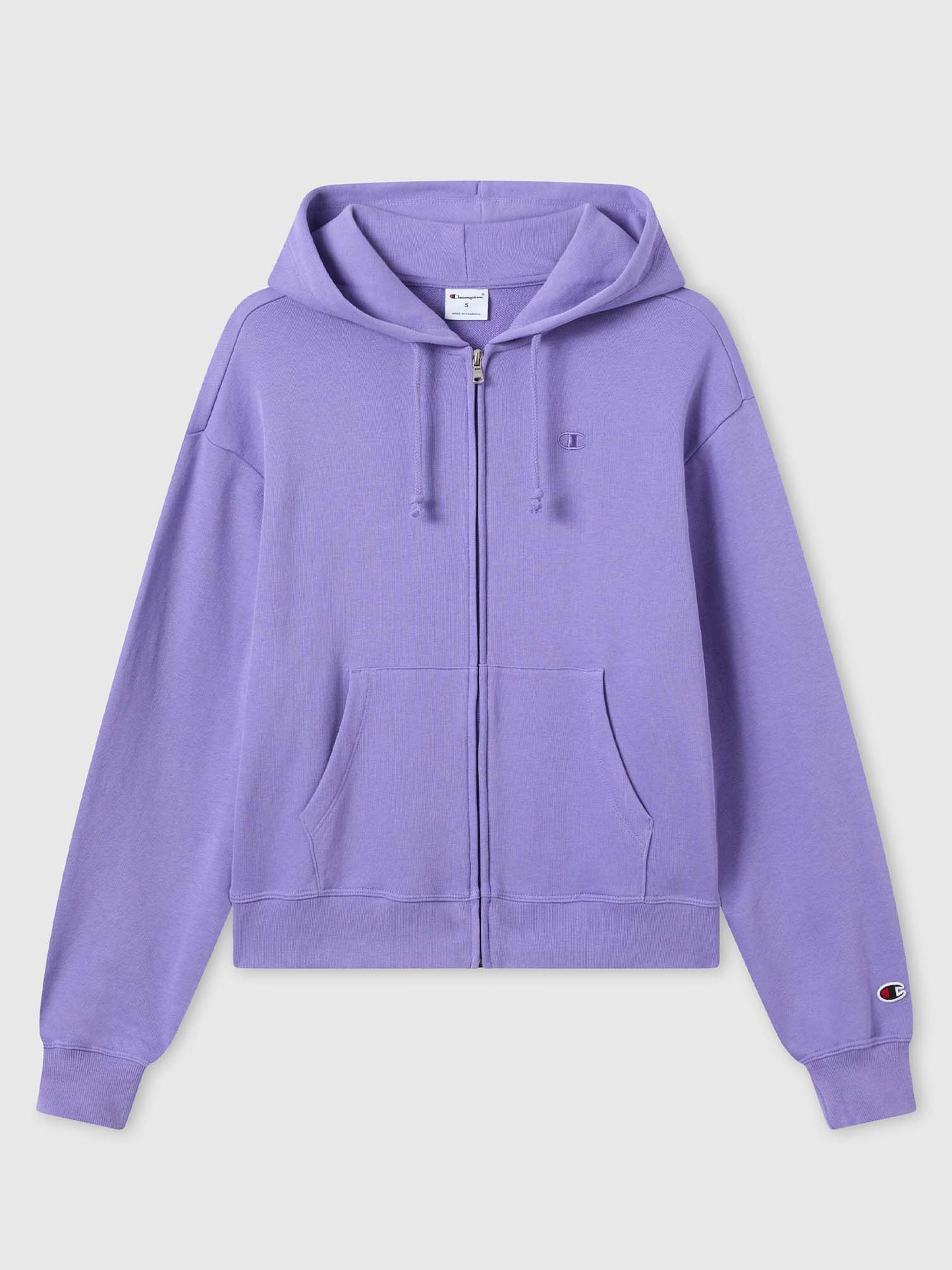 Felpa donna Champion lilla con cappuccio