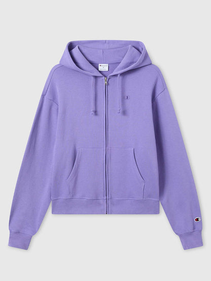 Felpa donna Champion lilla con cappuccio