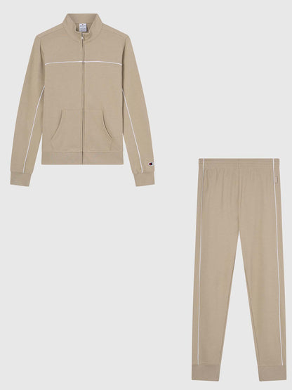 Champion tuta completa da donna beige full zip leggera
