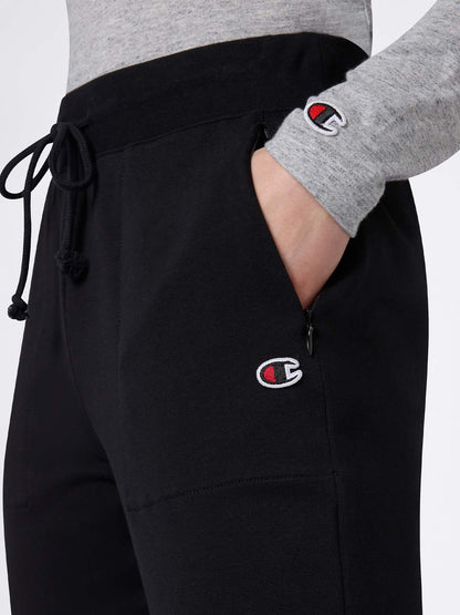 Pantaloni slim da donna Champion Icons neri per il tempo libero