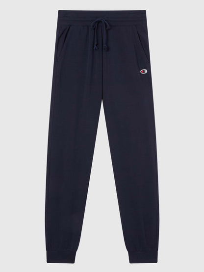 Pantaloni jogger donna Champion blu in lycra elasticizzata