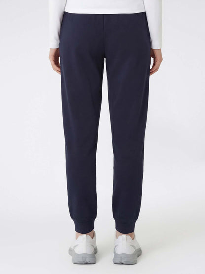 Pantaloni jogger donna Champion blu in lycra elasticizzata