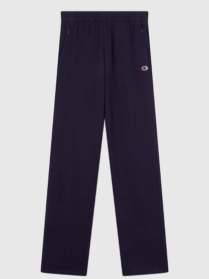 Pantaloni Champion in Lycra blu da donna dal taglio dritto