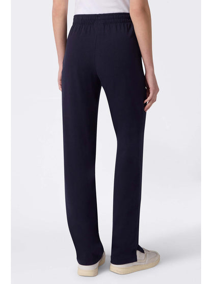 Pantaloni Champion in Lycra blu da donna dal taglio dritto