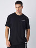 t-shirt-con-logo-piccolo-champion-uomo-nero