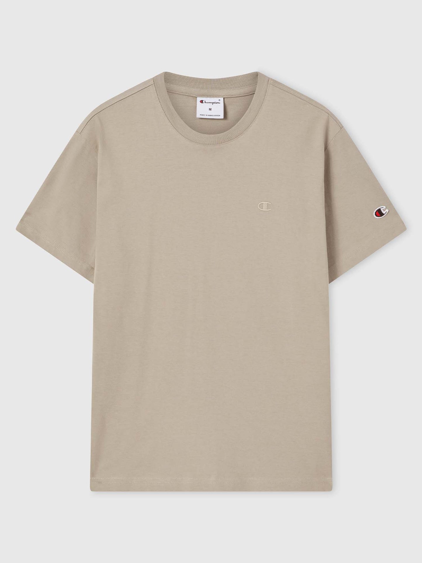 T-shirt Champion maniche corte da uomo in cotone fango