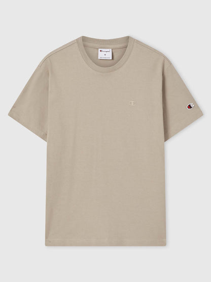 T-shirt Champion maniche corte da uomo in cotone fango