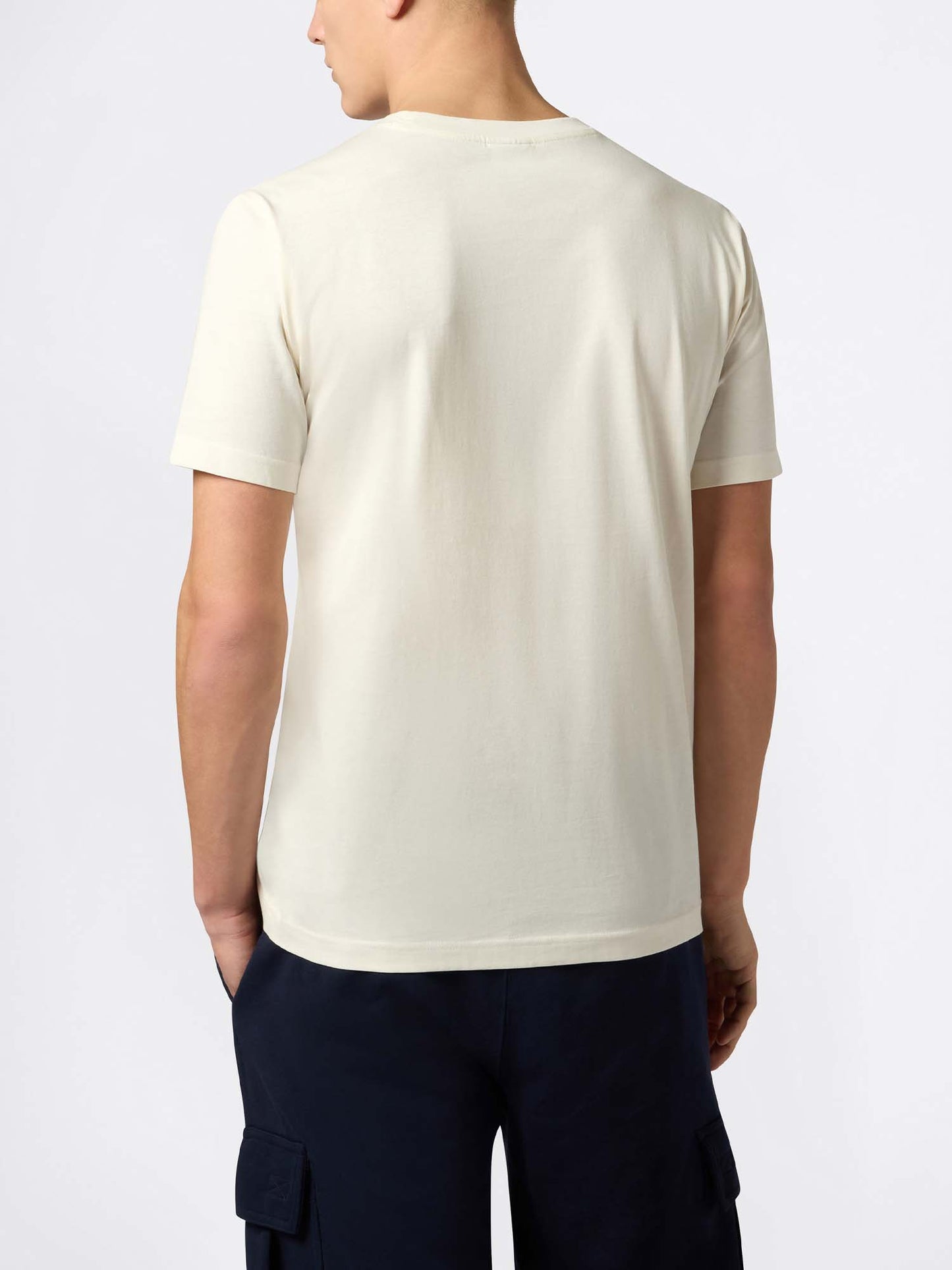 T-shirt a maniche corte Champion da uomo color beige