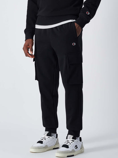 PANTALONE CARGO SPORTIVO CHAMPION UOMO NERO