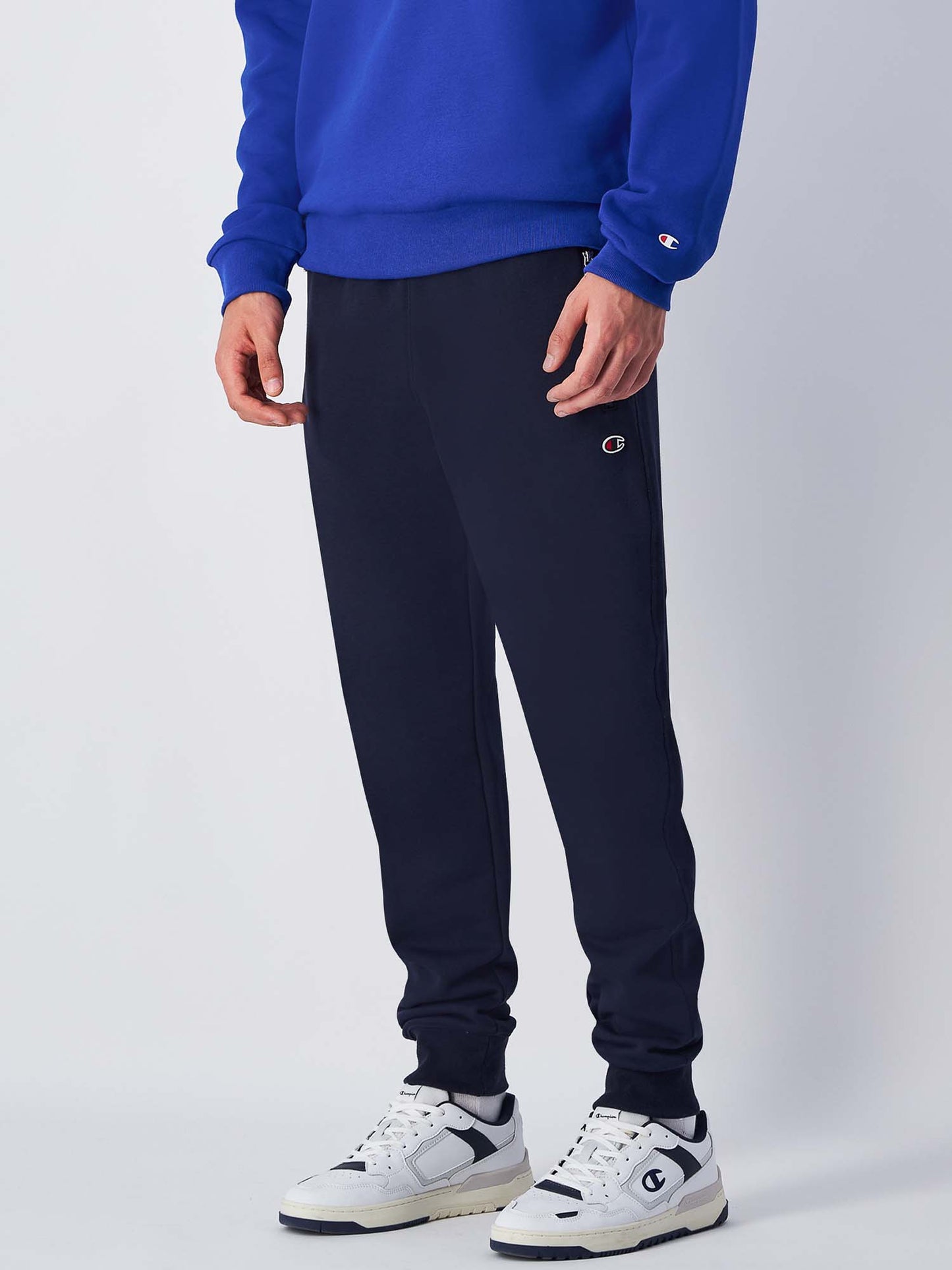 PANTALONE IN FELPA CHAMPION DA UOMO BLU
